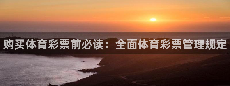 必一体育：购买体育彩